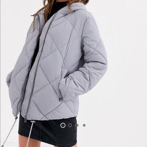 Gray Puffer Coat